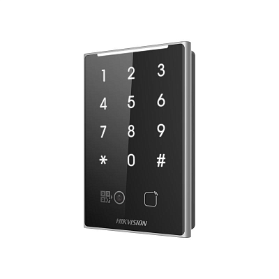 картинка Hikvision DS-K1109DKB-QR Считыватель Desfire, Mifare 1, Felica карт с поддержкой Bluetooth, QR-код от компании Intant